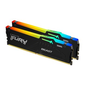 Kingston FURY Beast RGB DDR5 32GB (2×16GB) 6000MT/s CL30 Desktop Memory Kit