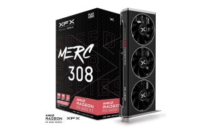 XFX Speedster MERC 308 AMD Radeon� RX 6650 XT BLACK Gaming Graphics Card with 8GB GDDR6, AMD RDNA� 2